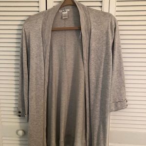 Isela Grey Cardigan Size M
